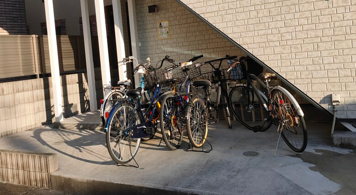 【問題解決事例】アパートの放置自転車を撤去して印象をよくしよう